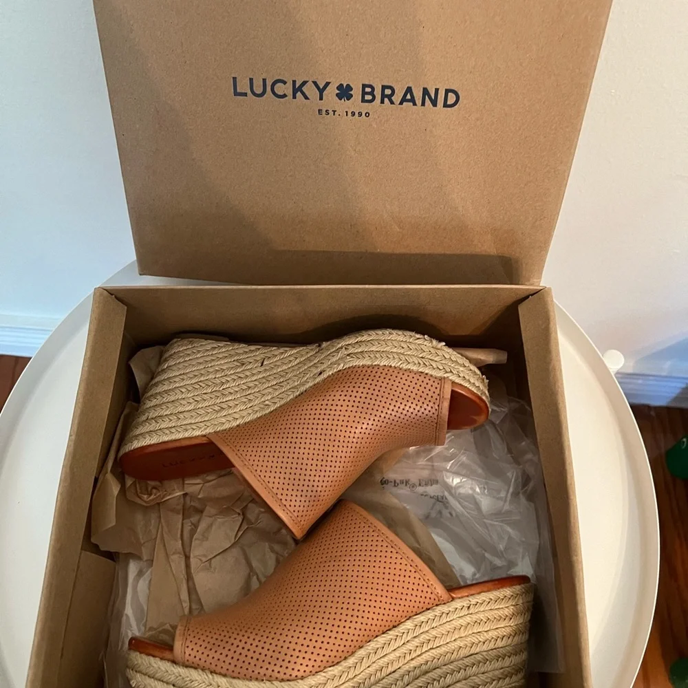 Lucky Brand Mackyla clay/ligth Montana wedges - Picture 10 of 10